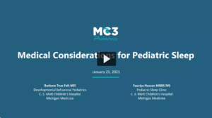 Preview of Medical Considerations for Pediatric Sleep