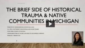 Preview of The Brief Side of Historical Trauma & Native Communities in Michigan