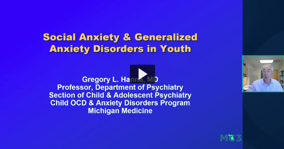 Preview of Social Anxiety & Generalized Anxiety Disorders in Youth