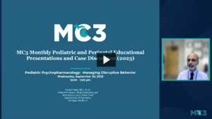 Preview of Pediatric Psychopharmacology: Managing Disruptive Behavior