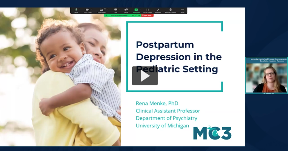 Preview of Postpartum Depression in the Pediatric Setting