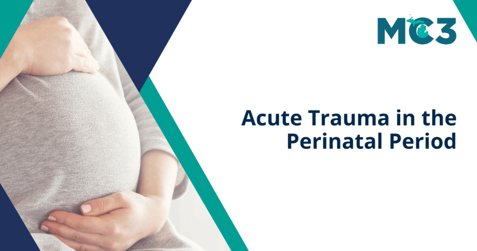 Preview of MC3 recorded module Acute Trauma in the Perinatal Period.