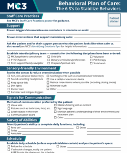 Preview of MC3 Staff Care Practices to Address Youth Agitation and Aggression.