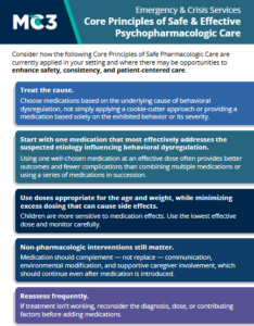 Preview of Core Principles of Safe & Effective Psychopharmacologic Care.