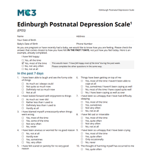 Preview of Edinburgh Postnatal Depression Scale
