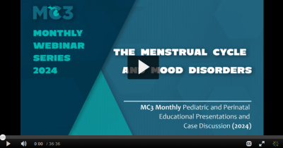 Preview of MC3 recorded module The Menstrual Cycle and Mood Disorders.