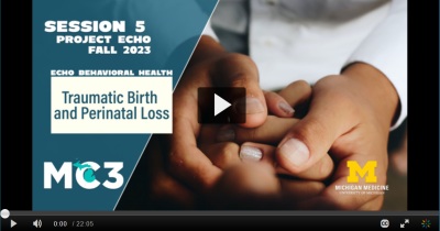 Preview of MC3 recorded module Traumatic Birth and Perinatal Loss.